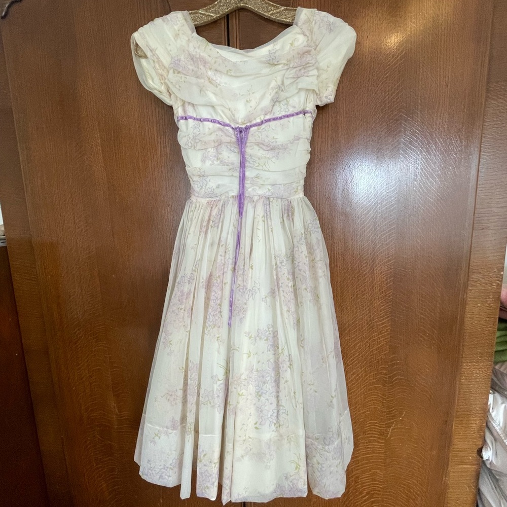Lorrie Deb Cream Dress